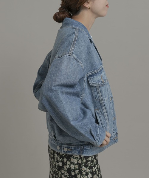 Levi's（リーバイス）の「Levi's　90S TRUCKER（デニムジャケット・レディース・インディゴブルー・SMALL）」の4枚目の写真