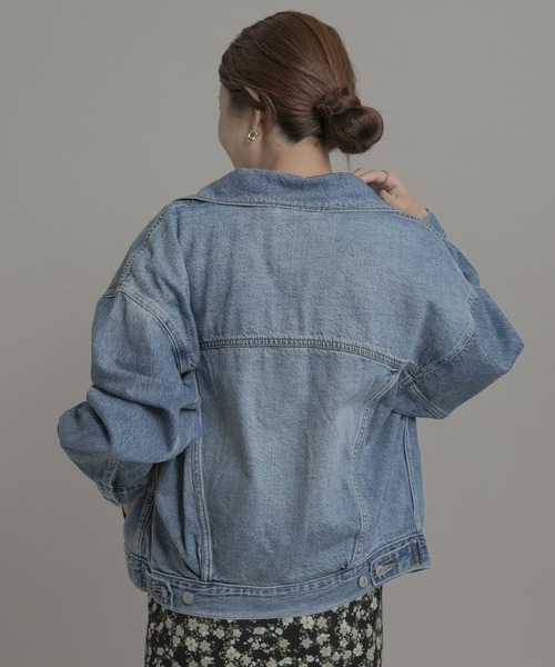 Levi's（リーバイス）の「Levi's　90S TRUCKER（デニムジャケット・レディース・インディゴブルー・SMALL）」の5枚目の写真