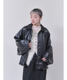 DOLLUPOOPS | マルチ2WAY合皮ジャケット(ライダースジャケット)