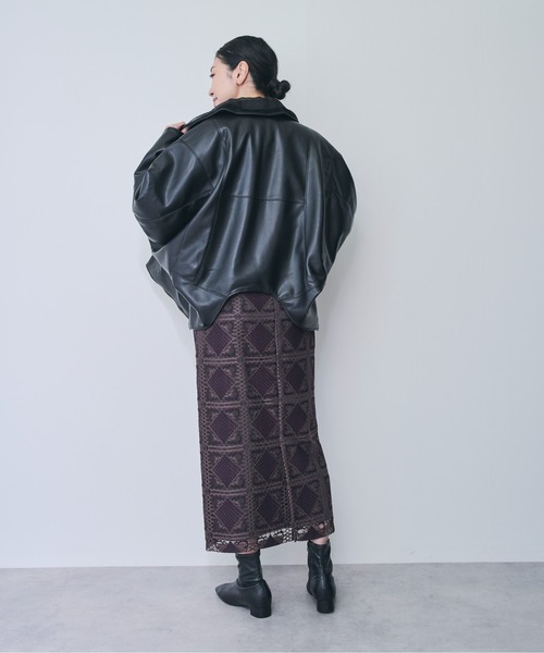 DOLLUPOOPS（ドールアップウップス）の「マルチ2WAY合皮ジャケット（ライダースジャケット・レディース・ブラック・38）」の22枚目の写真