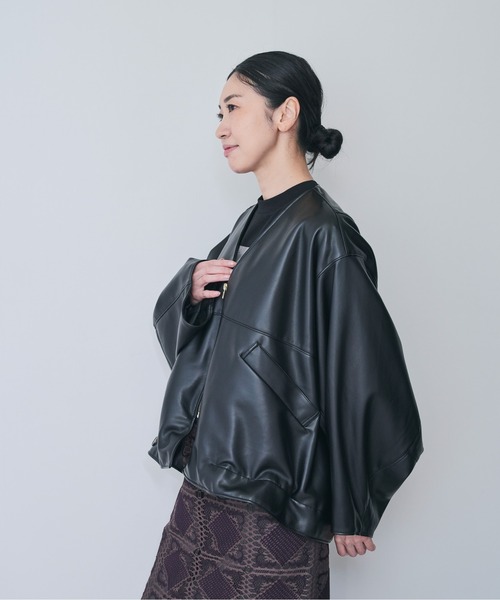 DOLLUPOOPS（ドールアップウップス）の「マルチ2WAY合皮ジャケット（ライダースジャケット・レディース・ブラック・38）」の3枚目の写真