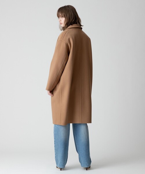 allureville（アルアバイル）の「トラディッショナルリバーコート（チェスターコート・レディース・ネイビー/キャメル/ライトグレー・1/2）」の19枚目の写真