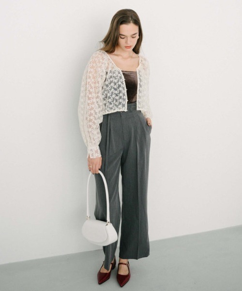 archives（アルシーヴ）の「ラウンド合皮バッグ（ショルダーバッグ・レディース・オフホワイト/ブラック/ブラウン・FREE）」の7枚目の写真