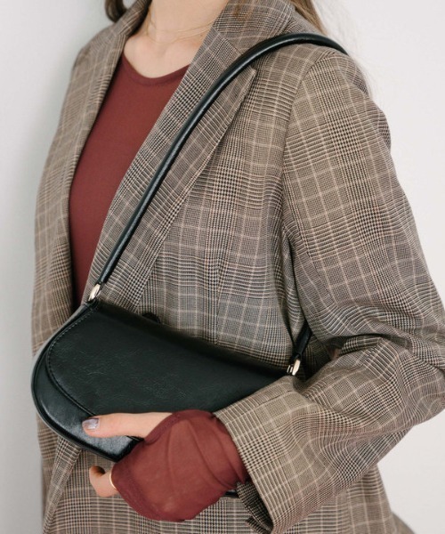 archives（アルシーヴ）の「ラウンド合皮バッグ（ショルダーバッグ・レディース・オフホワイト/ブラック/ブラウン・FREE）」の9枚目の写真