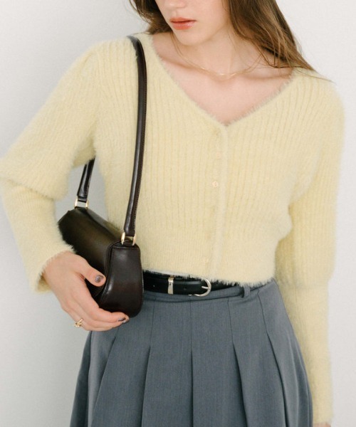 archives（アルシーヴ）の「ラウンド合皮バッグ（ショルダーバッグ・レディース・オフホワイト/ブラック/ブラウン・FREE）」の12枚目の写真