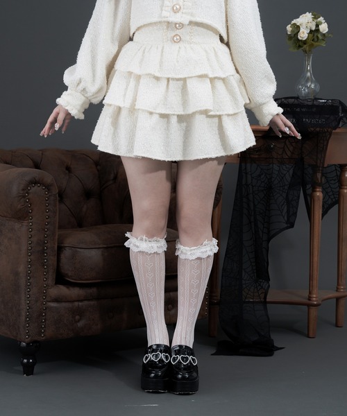 Pal elfy（パルエルフィー）の「フレンチティアードスカートセット