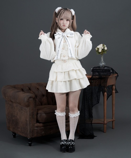 Pal elfy（パルエルフィー）の「フレンチティアードスカートセット