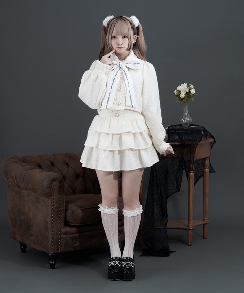Pal elfy（パルエルフィー）の「フレンチティアードスカートセット