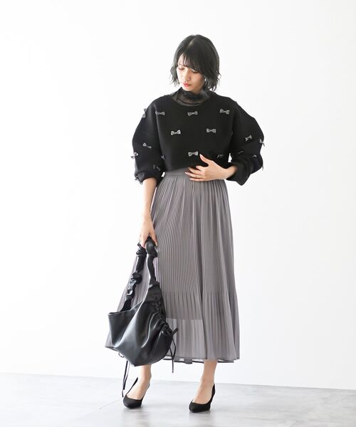 ラメシアーハイネックカットソー（Tシャツ/カットソー）｜rps