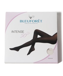 BLEUFORET / 50D ホワイト ストッキング タイツ