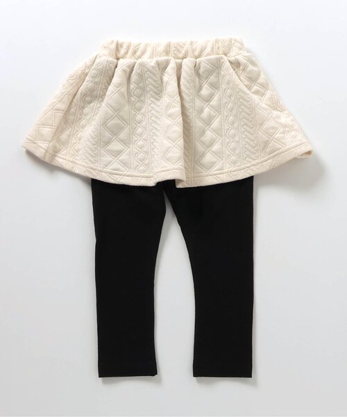 BREEZE(ブリーズ)の「レギンス付きスカート(スカート・キッズ・オフホワイト/ブラウン/レッド/パープル・80/90/100/110/120/130/140)」の7枚目の写真
