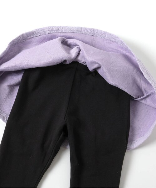 BREEZE(ブリーズ)の「レギンス付きスカート(スカート・キッズ・オフホワイト/ブラウン/レッド/パープル・80/90/100/110/120/130/140)」の11枚目の写真