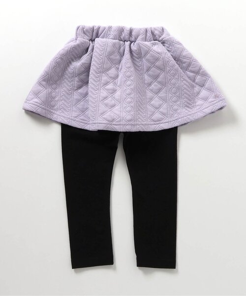 BREEZE(ブリーズ)の「レギンス付きスカート(スカート・キッズ・オフホワイト/ブラウン/レッド/パープル・80/90/100/110/120/130/140)」の14枚目の写真