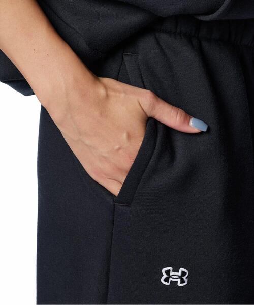 UNDER ARMOUR(アンダーアーマー)の「UAエッセンシャル フリース パンツ(トレーニング/レディース)(その他パンツ・レディース・ブラック・M/L/XL/S)」の5枚目の写真