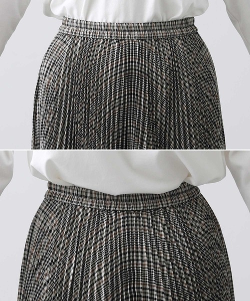 【Audrey and John Wad 】プリーツチェックスカート 新品】Audrey and John Wad チェックプリーツスカート M - メルカリ