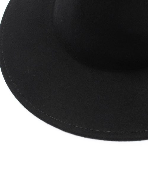 CIAOPANIC（チャオパニック）の「【Ciaopanic】　つば広フェルトHAT（ハット・メンズ・ブラック/ネイビー/ベージュ/グレー・FREE）」の8枚目の写真