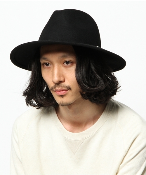 CIAOPANIC（チャオパニック）の「【Ciaopanic】　つば広フェルトHAT（ハット・メンズ・ブラック/ネイビー/ベージュ/グレー・FREE）」の12枚目の写真