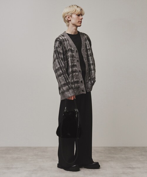 ADAMPATEK 別注 パテッド＆ファー巾着ショルダーバッグ（ショルダーバッグ）｜tk.TAKEO KIKUCHI（ティーケータケオキクチ）