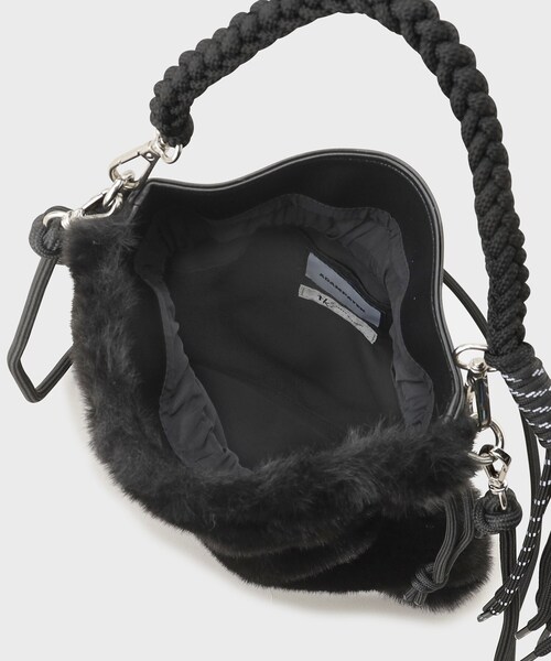 ADAMPATEK 別注 パテッド＆ファー巾着ショルダーバッグ（ショルダーバッグ）｜tk.TAKEO KIKUCHI（ティーケータケオキクチ）