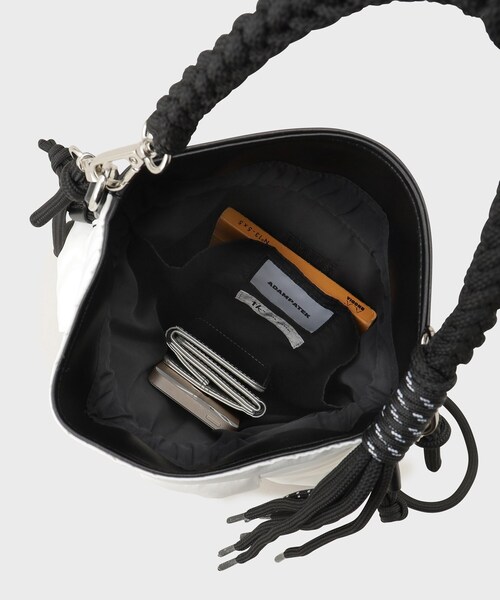 ADAMPATEK 別注 パテッド＆ファー巾着ショルダーバッグ（ショルダーバッグ）｜tk.TAKEO KIKUCHI（ティーケータケオキクチ）