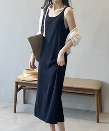 Alum'（アルム）の「ロングキャミワンピース（ワンピース）」