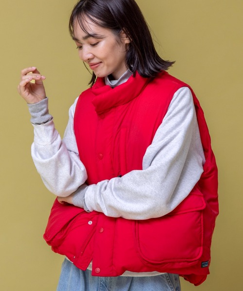 L.L.Bean（エルエルビーン）の「【JAPAN EDITION】ホールデン・ダウン・ベスト（ダウンベスト・レディース・ネイビー/タン/グリーン/レッド・MEDIUM）」の4枚目の写真