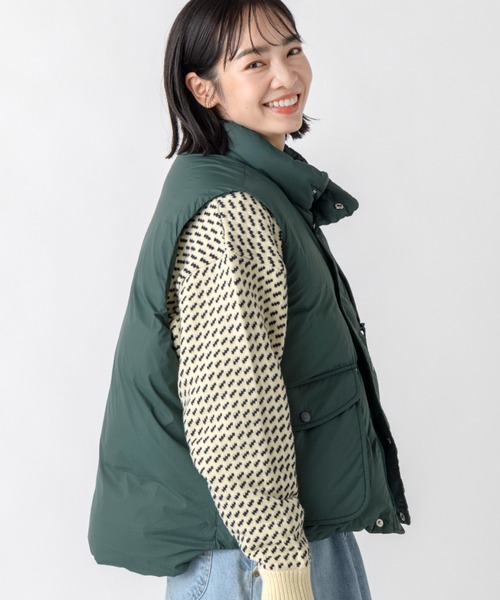 L.L.BEAN エルエルビーン ダウンベスト ナイロン グリーン L 90's L.L.