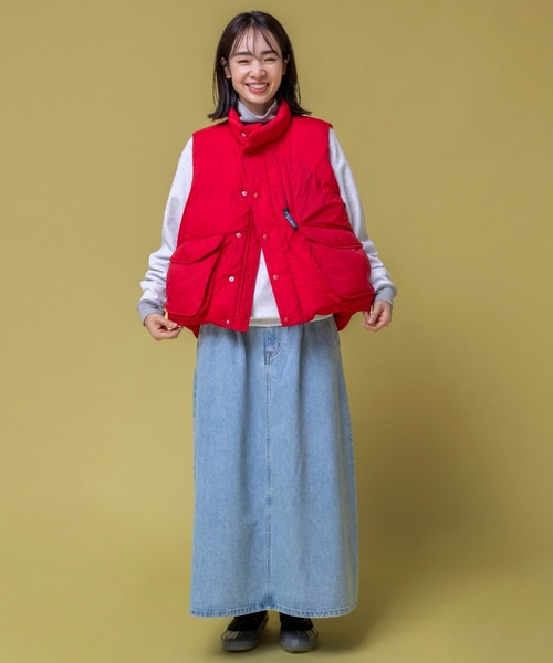 L.L.Bean（エルエルビーン）の「【JAPAN EDITION】ホールデン・ダウン・ベスト（ダウンベスト・レディース・ネイビー/タン/グリーン/レッド・MEDIUM）」の16枚目の写真