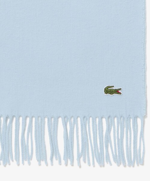 LACOSTE（ラコステ）の「エッセンシャルマフラー（マフラー・メンズ・ダークネイビー/ライトブルー/ワイン/ブラック/グレー・FREE）」の17枚目の写真