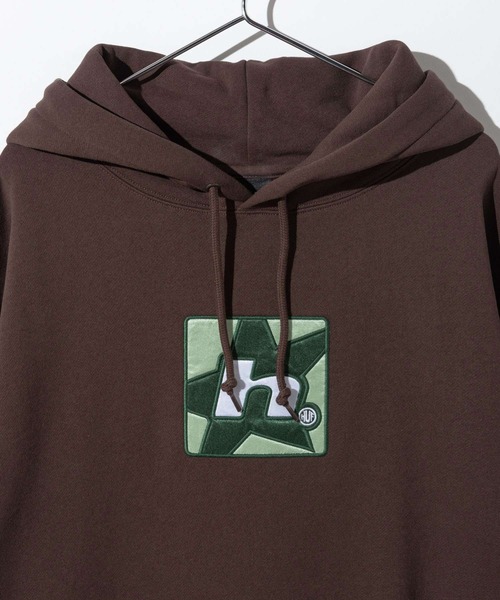 HUF(ハフ)の「HUF H STAR HOODIE ハフ エイチスター フーディー パーカー(パーカー・メンズ・ダークグリーン/ダークグレー/ストーン/ブラック/ブラウン系1・X-LARGE/LARGE/MEDIUM/SMALL)」の7枚目の写真