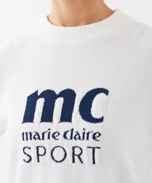 marie claire（マリ・クレール）の「【marie claire/マリ・クレール】レディースチュニックセーター　ゴルフ（ニット/セーター・レディース・ブラック/ホワイト・LARGE/X-LARGE/MEDIUM）」の6枚目の写真
