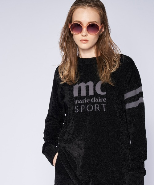 marie claire（マリ・クレール）の「【marie claire/マリ・クレール】レディースチュニックセーター　ゴルフ（ニット/セーター・レディース・ブラック/ホワイト・LARGE/X-LARGE/MEDIUM）」の15枚目の写真
