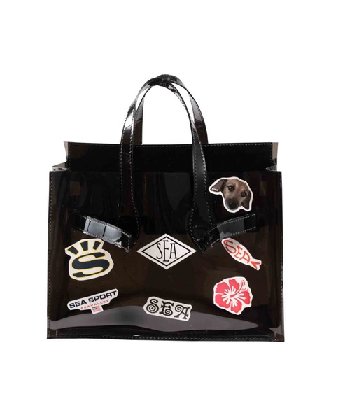 SEA（シー）の「ビニールバッグﾞM（ハンドバッグ・レディース・ブラック・ONE SIZE）」の11枚目の写真