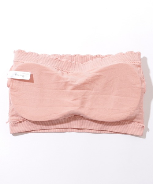 Lace Ladies（レースレディース）の「ソリッドカラー メロウフリル カップ付き チューブトップ（チューブトップ・レディース・ブラック/ライトグレー/ホワイト/ピンク/ミント/ベージュ/ダークグレー/オレンジ・FREE）」の17枚目の写真