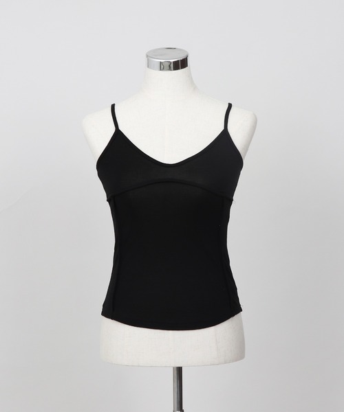 Vaquera ブラック シルク　シースルーキャミソール XL Vaquera ブラック シルク シースルーキャミソール XL Vaquera ブラック