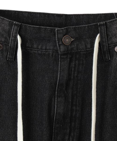 90s Vintage 後染めブラック ヘビーウエイト ダブルニー バギーデニム Heisei Logo Buggy Ballon Denim Pants – YZ
