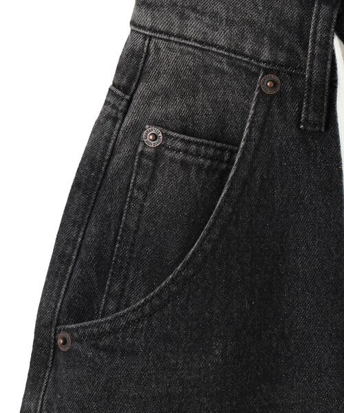 WEGO（ウィゴー）の「WEGO/【25年春夏新作】ヴィンテージウォッシュダブルニーバギーパンツ（デニムパンツ・レディース・ブラック/ダークブルー・SMALL/MEDIUM）」の16枚目の写真