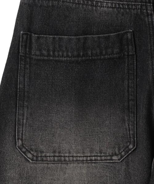 WEGO（ウィゴー）の「WEGO/【25年春夏新作】ヴィンテージウォッシュダブルニーバギーパンツ（デニムパンツ・レディース・ブラック/ダークブルー・SMALL/MEDIUM）」の17枚目の写真