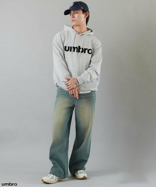 UMBRO（アンブロ）の「【UMBRO/アンブロ】ロゴフーディー（パーカー・メンズ・ブラック/ネイビー/グレー・ONESIZE）」の16枚目の写真