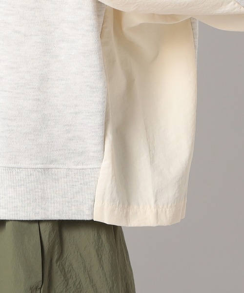 Grand PARK(グランドパーク)の「ナイロンドッキングスウェット(Tシャツ/カットソー・レディース・ベージュ/グレー/ライトグレー・FREE)」の17枚目の写真