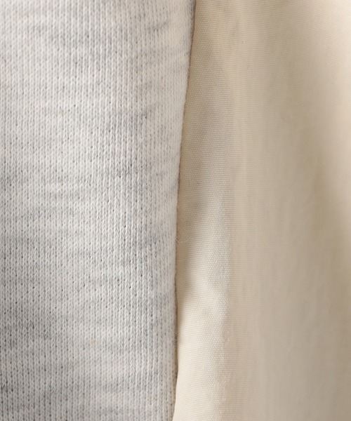 Grand PARK(グランドパーク)の「ナイロンドッキングスウェット(Tシャツ/カットソー・レディース・ベージュ/グレー/ライトグレー・FREE)」の15枚目の写真