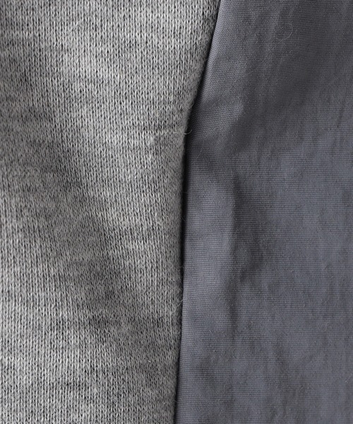 Grand PARK(グランドパーク)の「ナイロンドッキングスウェット(Tシャツ/カットソー・レディース・ベージュ/グレー/ライトグレー・FREE)」の14枚目の写真