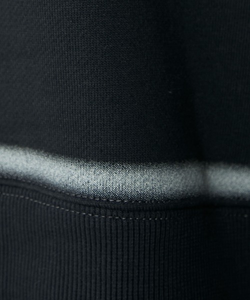 le ELMi（ルエルミ）の「Spray color sporty double-line sweatshirt / スプレーカラースポーティダブルラインスウェット（スウェット・レディース・アイボリー/ブラウン/チャコールグレー・FREE）」の10枚目の写真