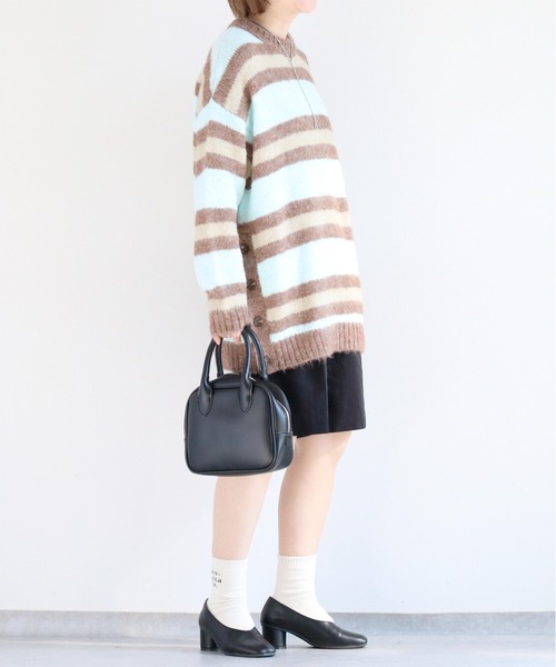 cepo(セポ)の「ミックスカラーボーダーニットチュニック(チュニック・レディース・オフホワイト/サックスブルー/ブラウン・M)」の17枚目の写真