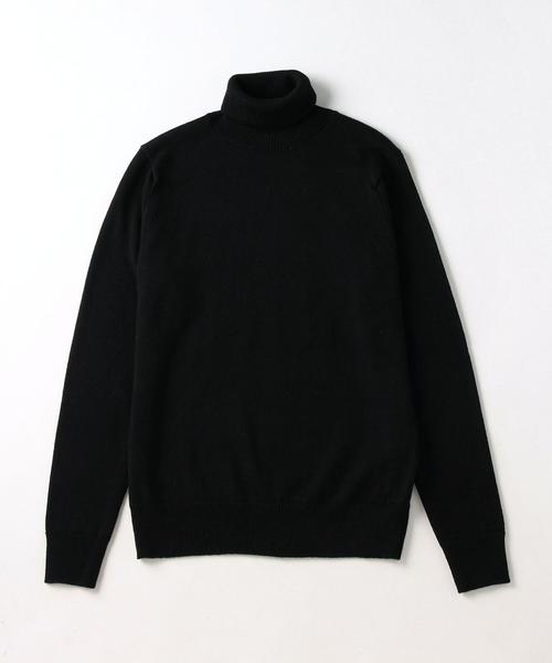 UNITED ARROWS（ユナイテッドアローズ）の「UAS ウール シルク ミドルゲージ タートル ニット（OCEANS 12月号掲載商品）◆（ニット/セーター・メンズ・オフホワイト/ブラック/ブラウン・X-SMALL/SMALL/MEDIUM/X-LARGE/LARGE/XX-LARGE）」の3枚目の写真