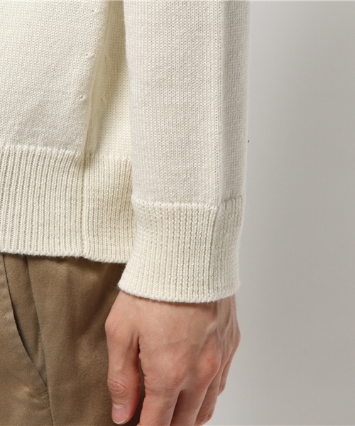 UNITED ARROWS（ユナイテッドアローズ）の「UAS ウール シルク ミドルゲージ タートル ニット（OCEANS 12月号掲載商品）◆（ニット/セーター・メンズ・オフホワイト/ブラック/ブラウン・X-SMALL/SMALL/MEDIUM/X-LARGE/LARGE/XX-LARGE）」の12枚目の写真