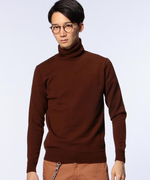 UNITED ARROWS（ユナイテッドアローズ）の「UAS ウール シルク ミドルゲージ タートル ニット（OCEANS 12月号掲載商品）◆（ニット/セーター・メンズ・オフホワイト/ブラック/ブラウン・X-SMALL/SMALL/MEDIUM/X-LARGE/LARGE/XX-LARGE）」の16枚目の写真