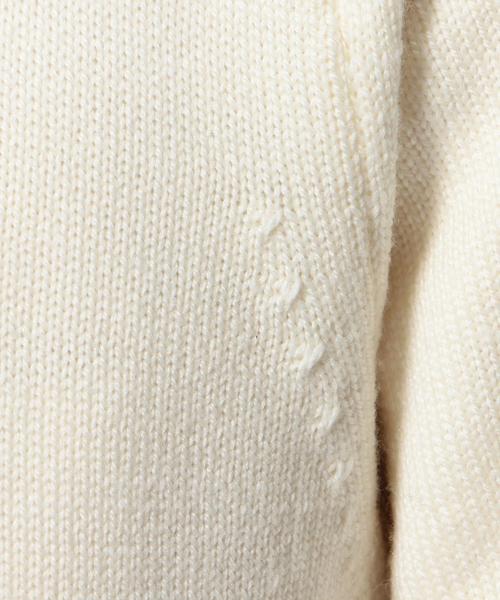 UNITED ARROWS（ユナイテッドアローズ）の「UAS ウール シルク ミドルゲージ タートル ニット（OCEANS 12月号掲載商品）◆（ニット/セーター・メンズ・オフホワイト/ブラック/ブラウン・X-SMALL/SMALL/MEDIUM/X-LARGE/LARGE/XX-LARGE）」の10枚目の写真