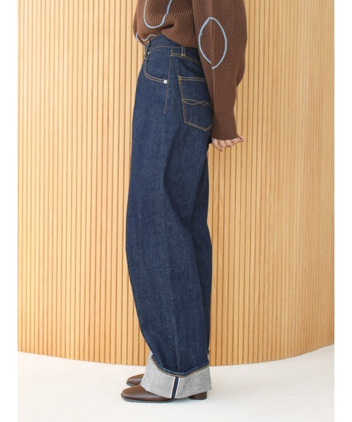 【セール】ウエストリメイクロールアップデニム（デニムパンツ）｜Ungrid（アングリッド）