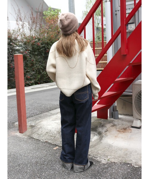 【セール】ウエストリメイクロールアップデニム（デニムパンツ）｜Ungrid（アングリッド）